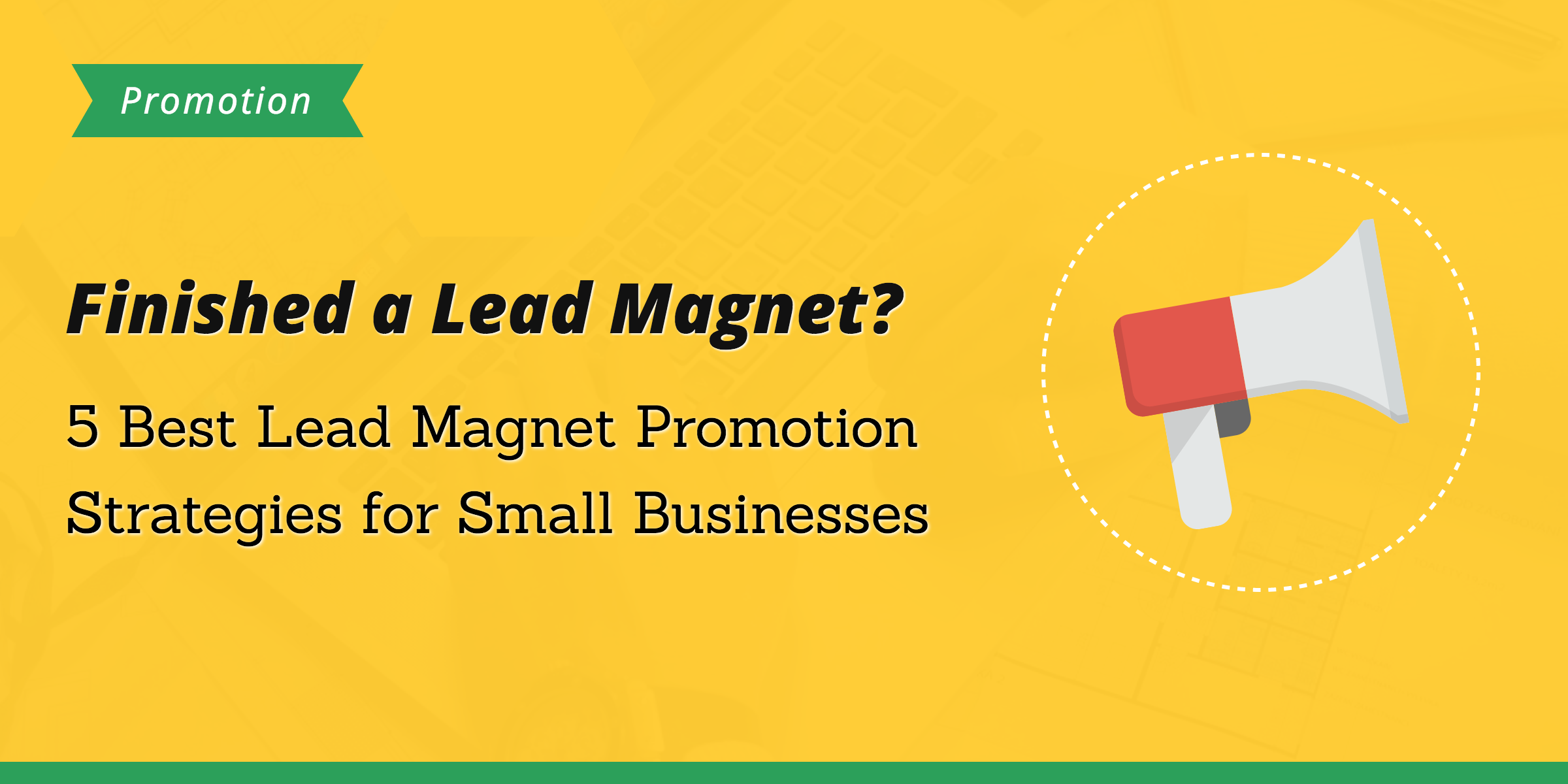 lead magnet promotion