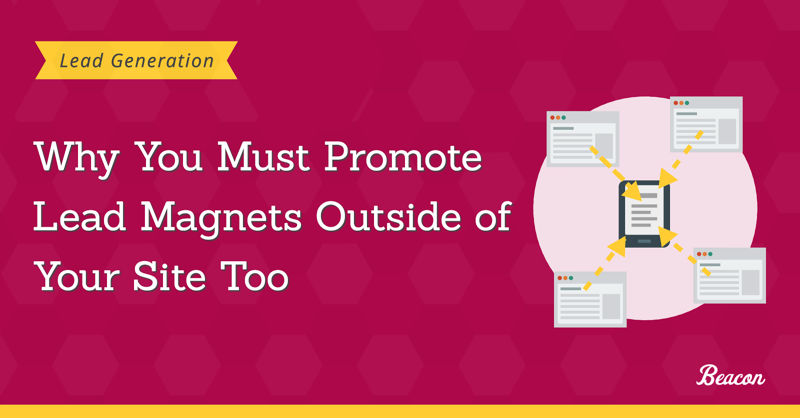 Promote lead magnet