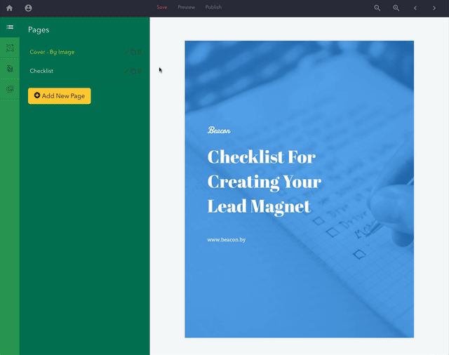 Improved Lead Magnet Font Menu